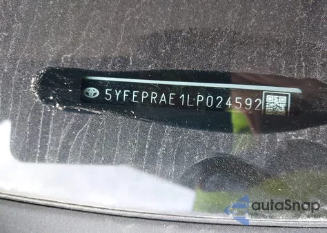 2020 Toyota Corolla Le из США, поврежденный, VIN 5YFEPRAE1LP024592